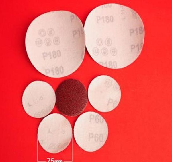 

whism 3 inches sanding paper aluminum oxide polishing pad grinding disc sandpaper polisher mat 40-2000 grit wmtlpq dh_niceshop