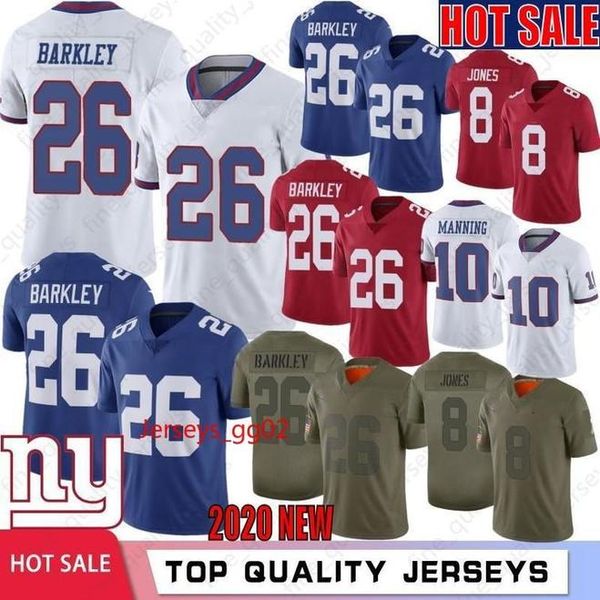 

нью-йорк гиганты мужчины 26 майки barkley 8 jones jerseys 10 eli manning 88 evan engram футбольные майки 87 нфл 21 коллинз 2020, Black;red