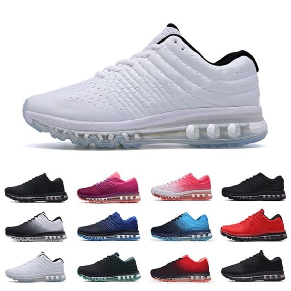 

flair fly cushion knit mens blue black red white pink men women trainers outdoor sports sneakers us5.5-11, White;red