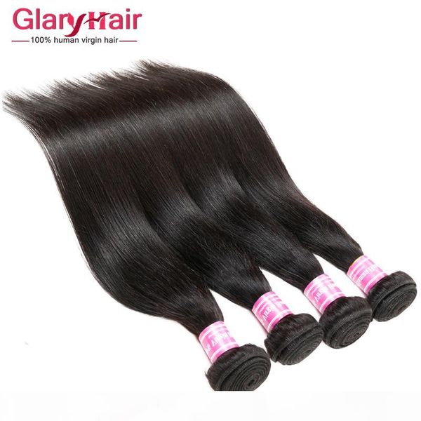 

spring new braiding hair weave styles 8a wholesale price peruvian malaysian straight brazilian hair weave bundles remy human hair extensions, Black