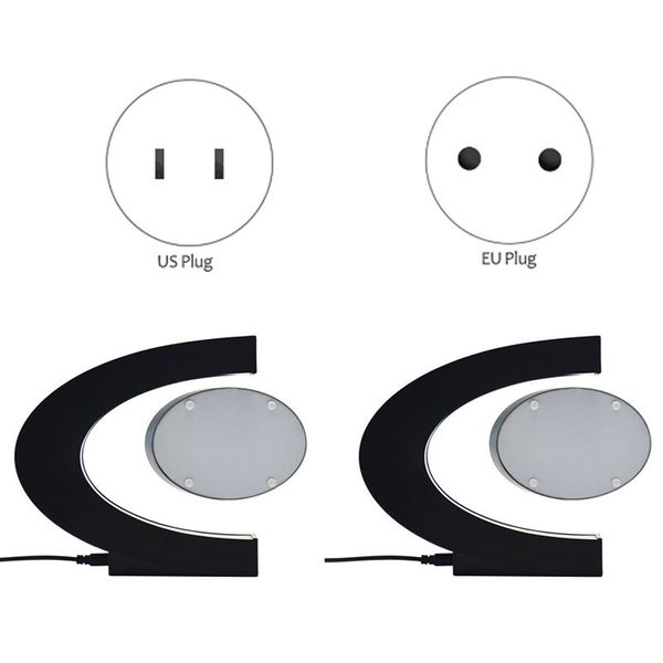 

c shape electronic p frame netic levitation p frame floating globe blue light xmas decor gift