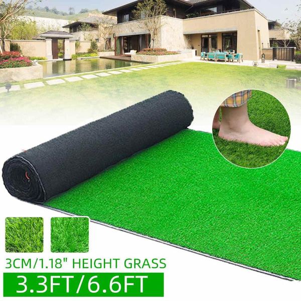 

artificial turf diy garden lawn party decorations indoor and outdoor landscape faux grass green plant decorations football golf