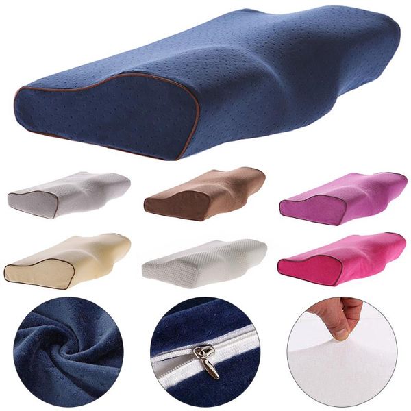 

pillow memory foam neck comfortable butterfly for bedroom protection