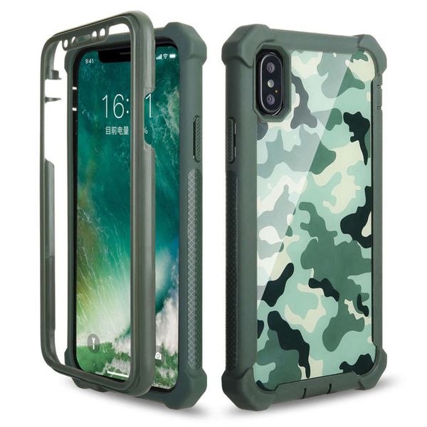 

xsmax anti falling camouflage space cover is suitable for 11 mobile phone case 7p all inclusive protective cover s20 hard case personality