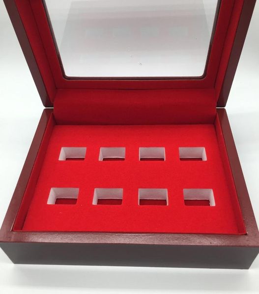 

gift wrap 8 slots jewelry display storage case big rings box holder packaging gifts