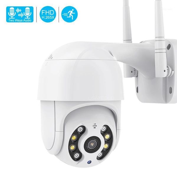 

new mini wifi 1080p ptz wireless ip camera waterproof speed dome super mini wifi security cctv camera audio ai human detection1