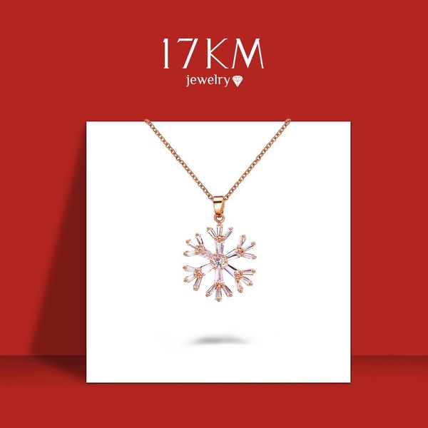 

17 км zircon снежинки кулон ожерелья для женщин девушки винтажные богемное крест золотое ожерелье колье моды ювелирные изделия подарок jllil, Black;white