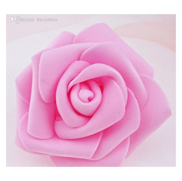 

wholesale-100pcs/lot 7cm foam rose heads artifical fower heads mint green tiffany blue flowers weddi jlltpo soif