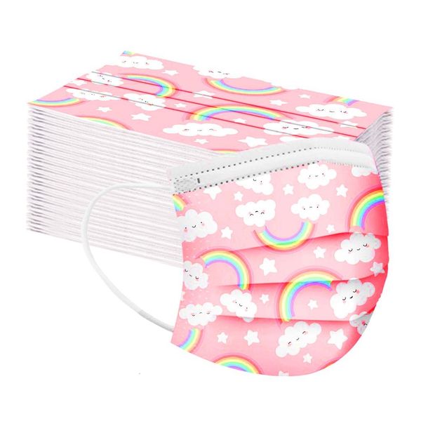 

for fashion disposable face kids girls with cartoon protective masks covering mouth child mask maske