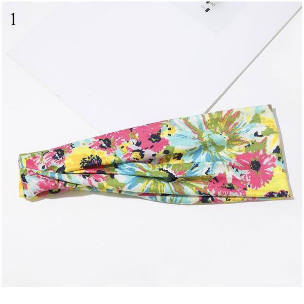 

floral print headbands wide headwrap sport headband elastic hair bands turban hairbands bandanas yoga headband hair acc qylbet