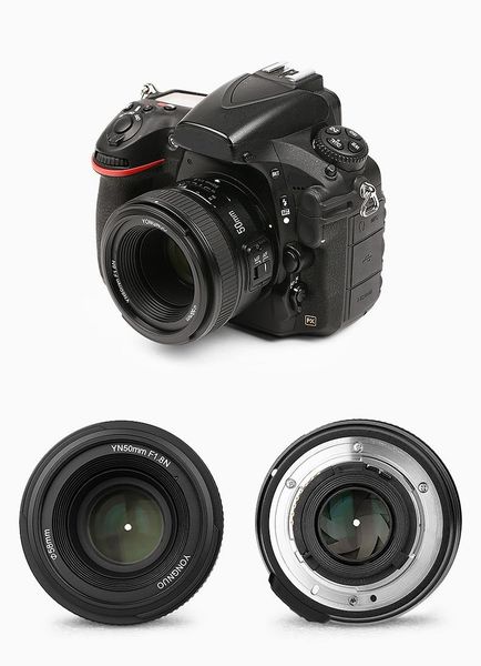 

yongnuo yn50mm f1.8 large aperture auto focus lens for canon nikon d800 d300 d700 d3200 d3300 d5100 d5200 d5300 dslr camera lens