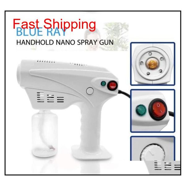 

handheld wireless blue light nano steam gun atomization disinfection fog machine hair spray machine household cleaning tools cca12514 tnan4