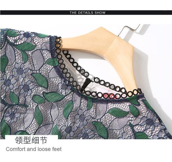 

2020 plus size women summer lace dress embroidery mesh transparent irregular vintage fashion party dresses1, Black;gray