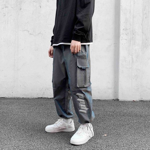 

2021 new black autumn green fashionable corridors sweatpants male sweat pants fyaa