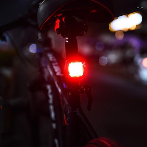 

dropshipping bike/cycling/bicycle light reachargeable cob rear lamp/light accessories waterproof bike taillight battery 5 modes1