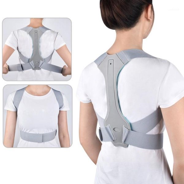 

back support posture corrector designed clavicle providing pain relief adjustable upper brace1, Black;blue