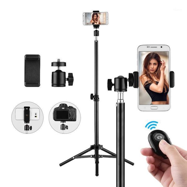 

tripods studio light tripod stand adjustable aluminum alloy for flash lights softbox with ball head cellphone clamp remote control1