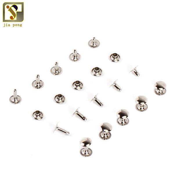 

100x single sided cap rivet of metal tubular 8x6mm 8x7mmm 8x8mm 8x9mm 8x10mm metal leather craft repairs studs punk spike decor wmtxzg