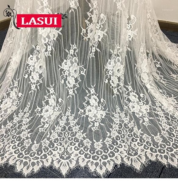 

lasui 2020 c0296 striped flower black, white clothing dress skirt tablecloth decoration high-end eyelash french lace fabric1