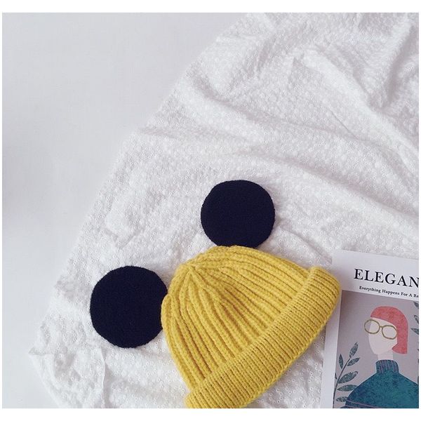 

star autumn and winter kids wool beanie cute beanie solid keep warm hat fashion star autumn wmtzgv xhlove, Yellow