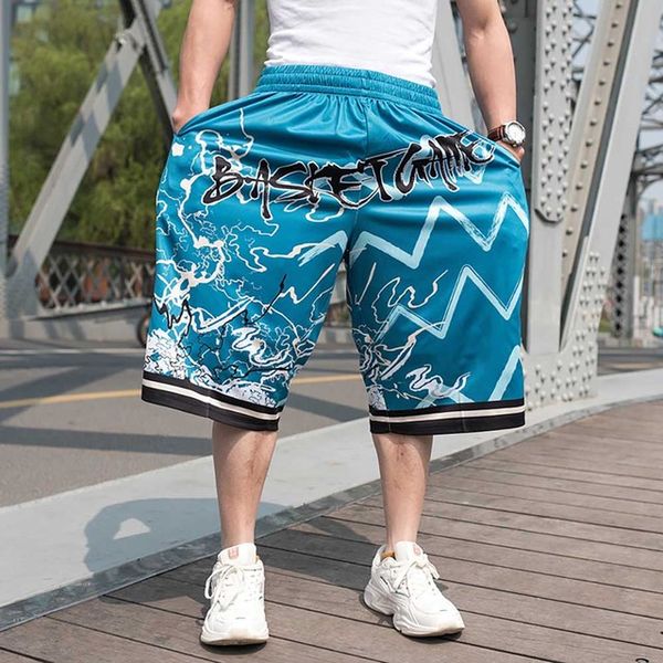 

fashion hiphop harem shorts plus size men casual straigth loose baggy beachshorts summer sportswear skateboard streetwear short pants, White;black