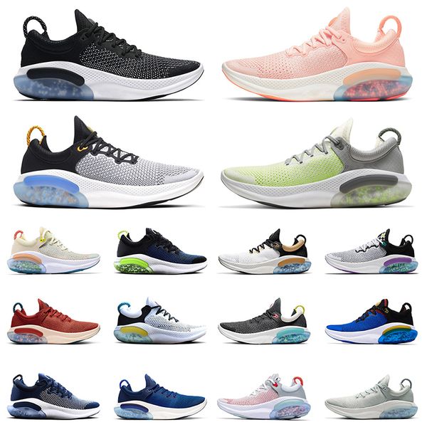 

wholesale 2021 joyride running shoes fly knit mens sports sneakers bleached coral triple black university blue womens outdoors trainers, White;red