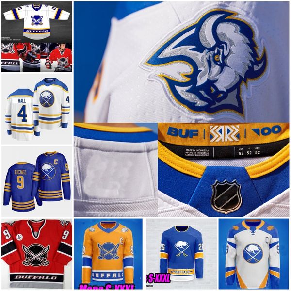 

woman 2021 reverse retro buffalo sabres jersey jack eichel taylor hall jeff skinner rasmus dahlin olofsson kyle okposo ristolainen johansson, Black