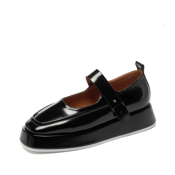 

genuine 2021 new fashions thick bottoms ladies only shoes spring see classic for woman n64u, Black