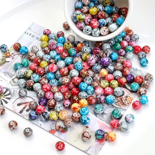 

fashion colorful crystal glass beads pendant diy jewelry making for necklace bracelets earrings charm accessories 13 styles kimter-z117a