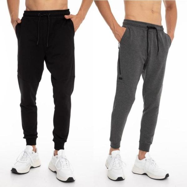 

men's pants sweatpants pant sportive autumn winter running elastic waist casual comfort black gray cool pockets