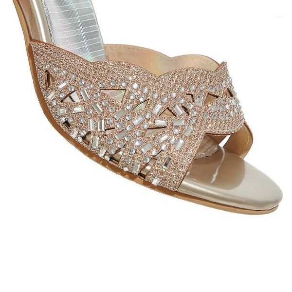 

slippers 2021 summer fashion ladies diamond hollow laser flower custom larger and small code1, Black