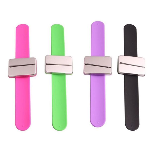 

pro barbers accessories multicolor sile wrist band hairdressing hair bobby pins holder magnetic bracelet wmtgat sqtrimmer