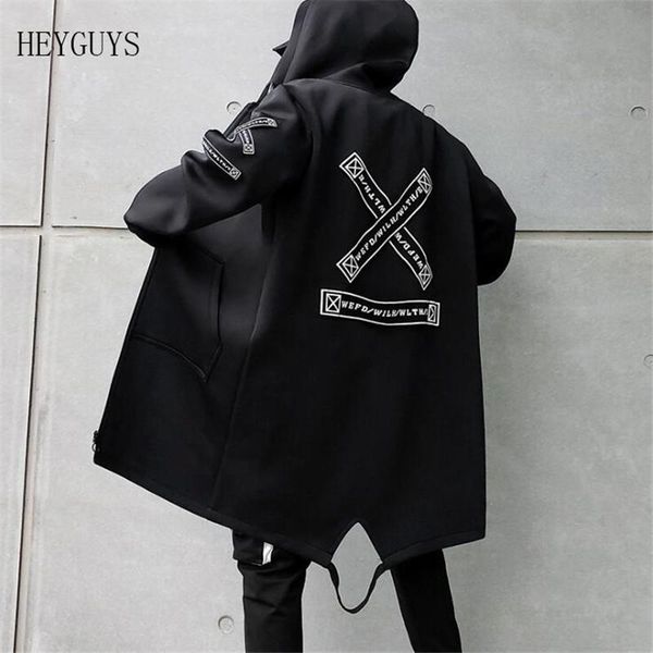 

nagri hip hop jackets men streetwear outerwear coats long jackets casual men 2020 fashion windbreaker black navy white, Black;brown