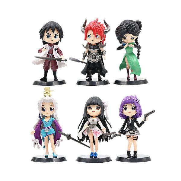 

2020 new arrival six version figures model plum blossom thirteen magic knife thousand blade toy doll
