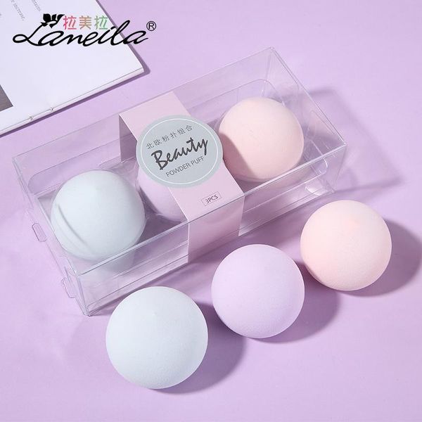 

3pcs peach puff makeup sponge professional cosmetic puff blending face liquid foundation bb cream sponge for face cosmetic tslm1