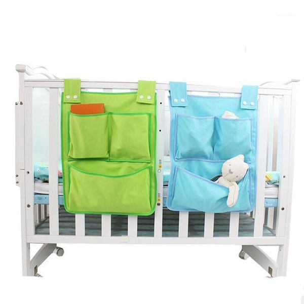 

bed pocket bed organizer hanging bag phone holder storage bag deskside hanging design and convenient1