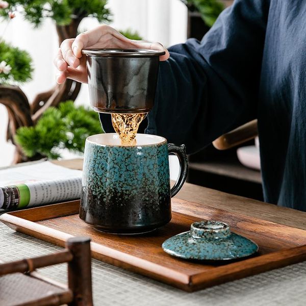 

jia gui luo ceramic 450ml teacup with filter creative personality mug ceramic mug coffee cup office cup i081 wmtkts