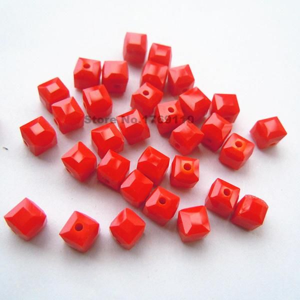 

isywaka 100 шт. зеленый цвет квадрат 6 мм австрия хрустальные бусы шаржевые стеклянные бусины свободные разные бусины для diy ювелирные изде