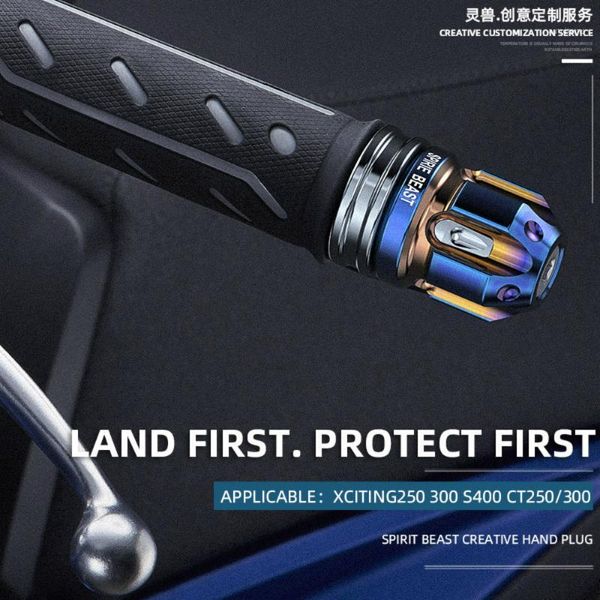 

spirit beast motorcycle grip bar end balance weight for kymco xciting s400 ct250 ct300 ninja z125 z250 z400 z650 er6n1
