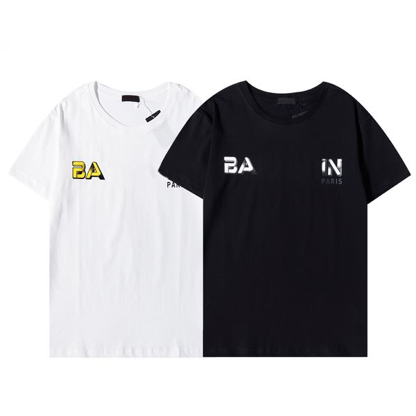 

fashion mens t shirt designer casual for men women tshirt letters print woman short sleeves summer shirts man loose tees asian size m-xxxl, White;black