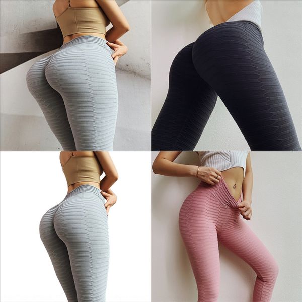 

5wnh women fashion fitness leggings girl pant yoga wear solid waist skinny casual running with pocket workout yoga pants mid