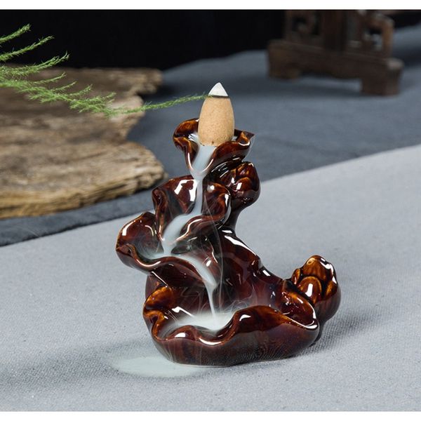 

2020 porcelain backflow ceramic burner holder buddhist porcelain backflow ceramic glaze burner aromatherapy 1 wmtduf