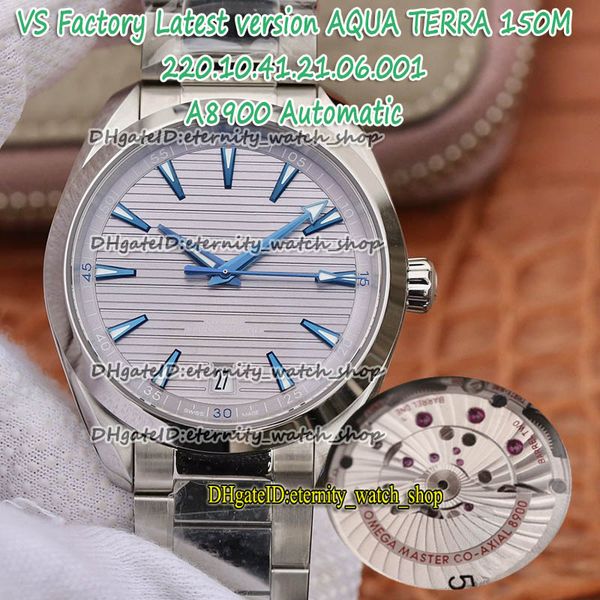

vsf super version 150m cal a8900 automatic mens watch sapphire gray textured dial blue-hand steel case 220.10.41.21.06.001 eternity-watches, Slivery;brown