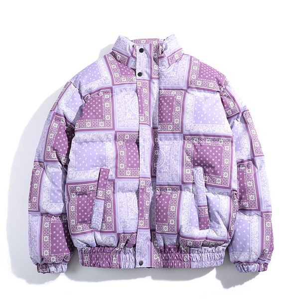 

bandana thick warm coats men women stand collar winter men's parkas outwear clothing, Black;brown