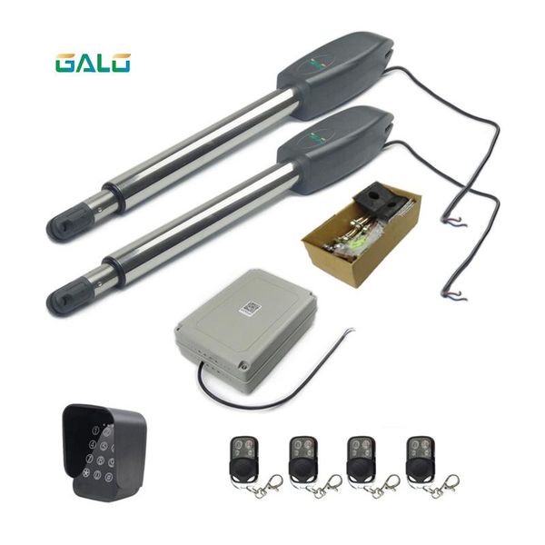 

fingerprint access control auto gate system automatic swing door operator motor