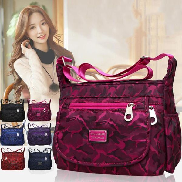 Buona borsa a tracolla da donna Borse da donna Designer Ladies Fashion Nylon Messenger Borse impermeabili ad alta capacità