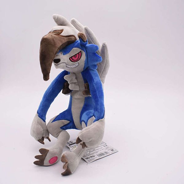 

dog different color mane plush rock evolution night look werewolf doll