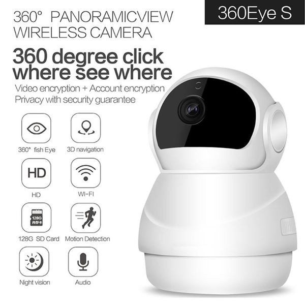 

1080p ip camera smart home monitor wifi camera wireless ir night vision cctv p2p two-way audio baby monitor pet