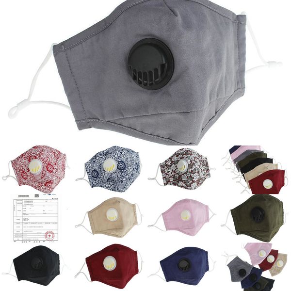 

washable mask reusable anti-dust pm2.5 dhl face masks valve protective cotton face masks ch43c z24s