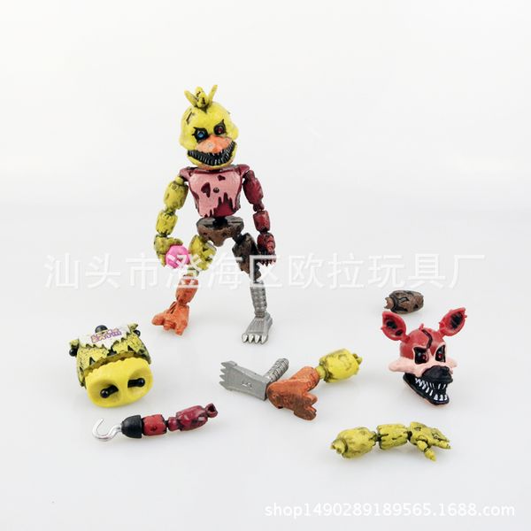 

five nights at freddy's set of 6 handicraft dolls game character dolls toys freddie selling gift of the child